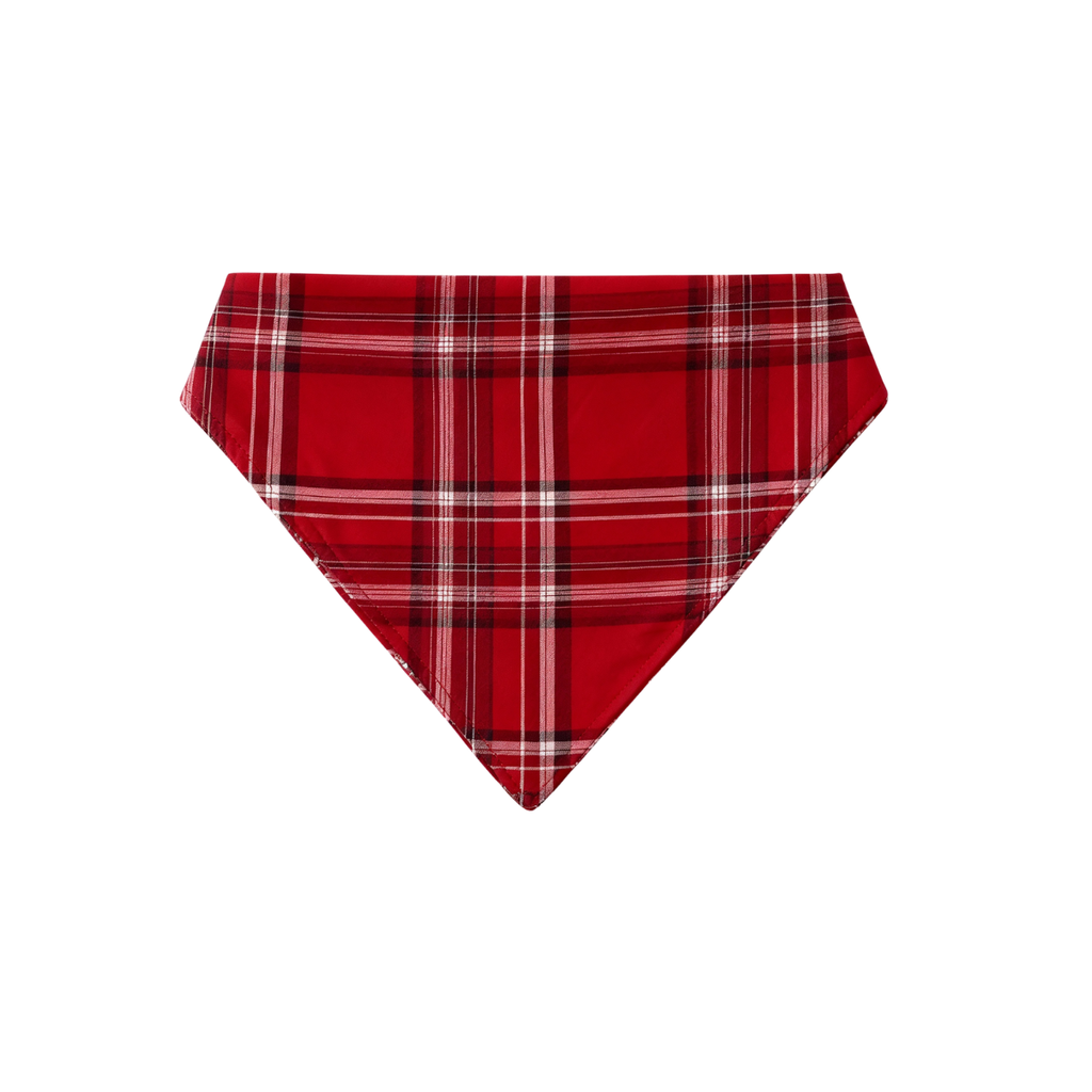 Family Christmas Cotton Red Plaid Pajamas Set