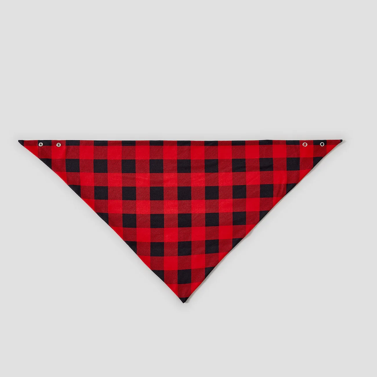 Dear Santa Naughty Ones Family Pajamas Set - White Top, Red Plaid Pants, Plaid Sleeves