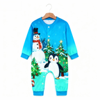Festive Button-Up Family Christmas Pajamas Set