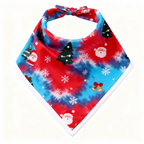 Holiday Couple Button-Up Tie-dyed Christmas Pajamas Set