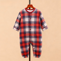 Cozy Button-Front Plaid PJ Sets for Christmas