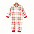 Christmas Plaid Family Pajama Set - Button Front