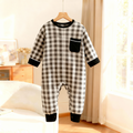 Family Button-Up Plaid Pajamas Set