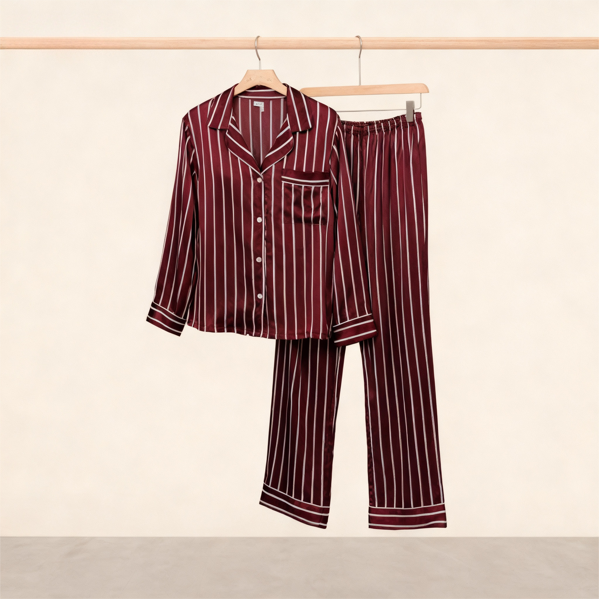 Elegant Satin Pajama Set for Couple