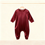 Elegant Satin Blue Pajama Set for the Whole Family