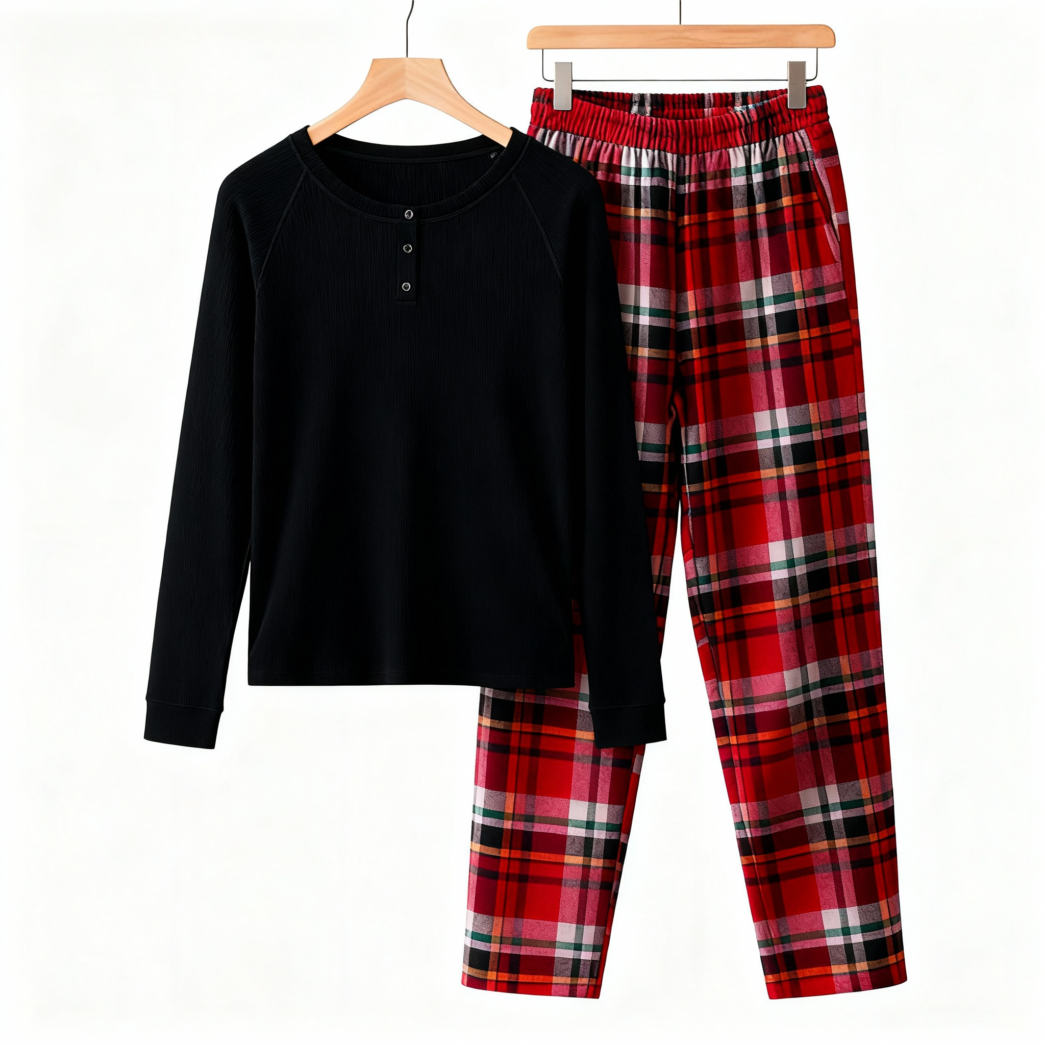 Best Christmas Gift for Families – Matching Family Button-Neck PJS