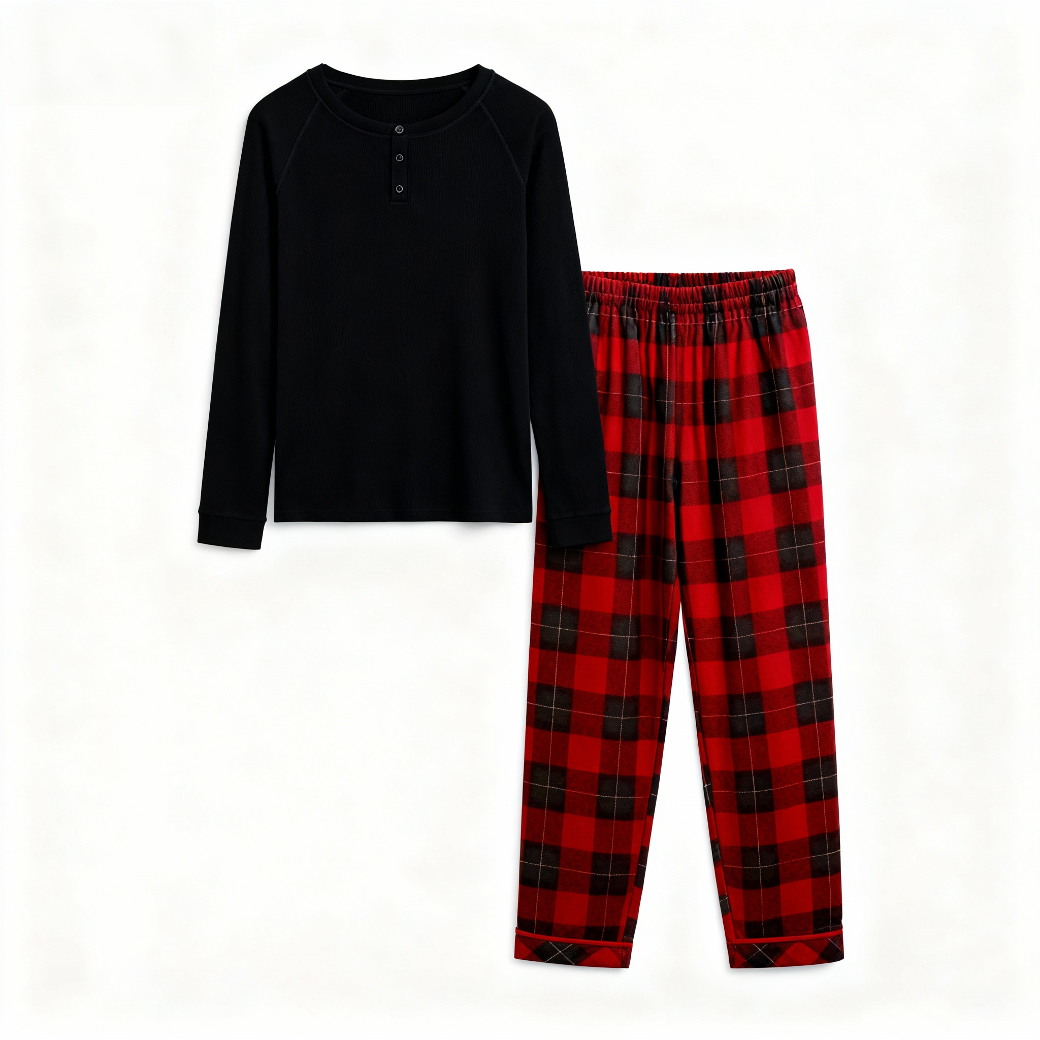 Best Christmas Gift for Families – Matching Button-Neck PJ Set