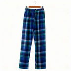 Best Christmas Gift for Families – Cute Button-Neck & Blue Plaid Pants