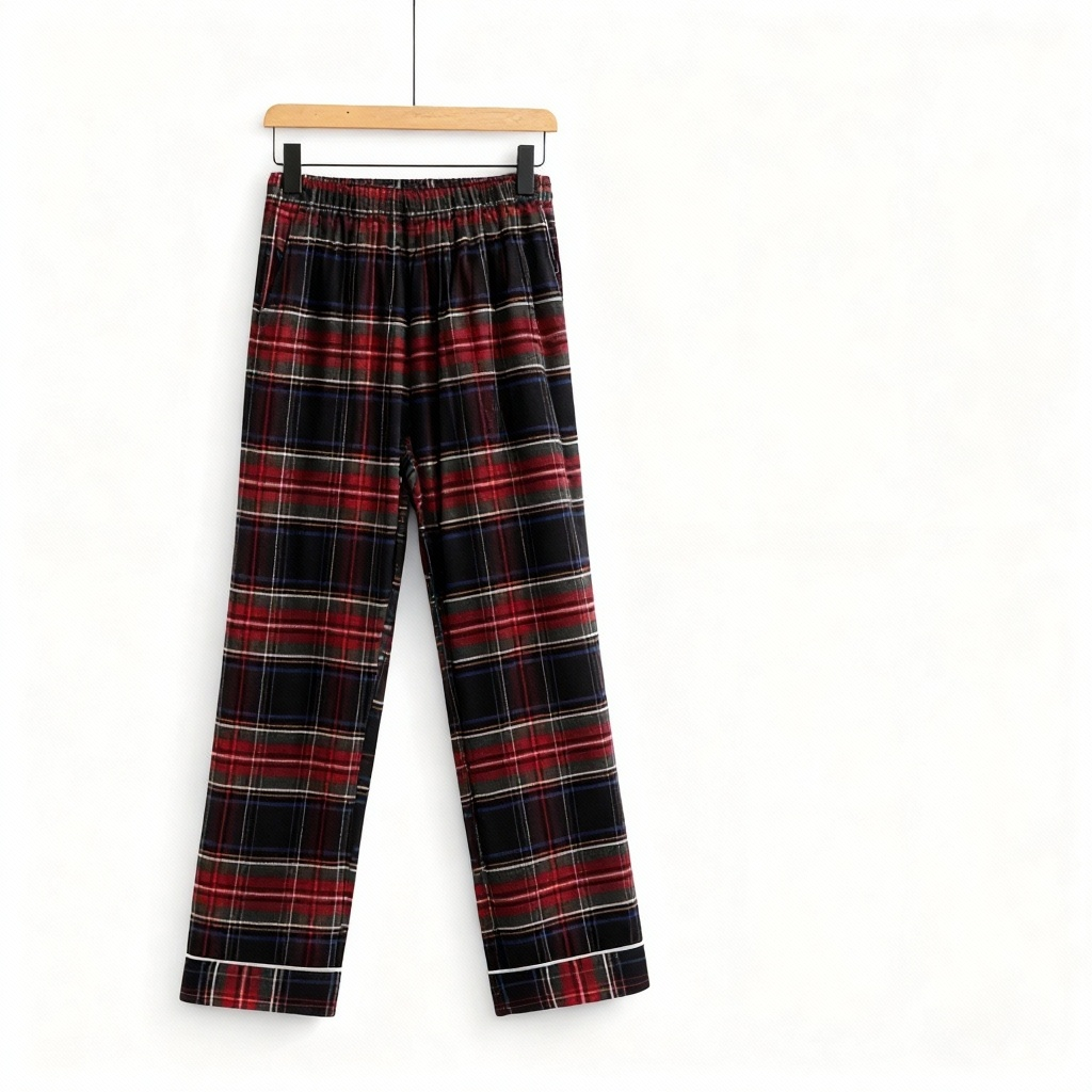 Best Christmas Gift for Families – Cute Button-Neck & Checkered Pants
