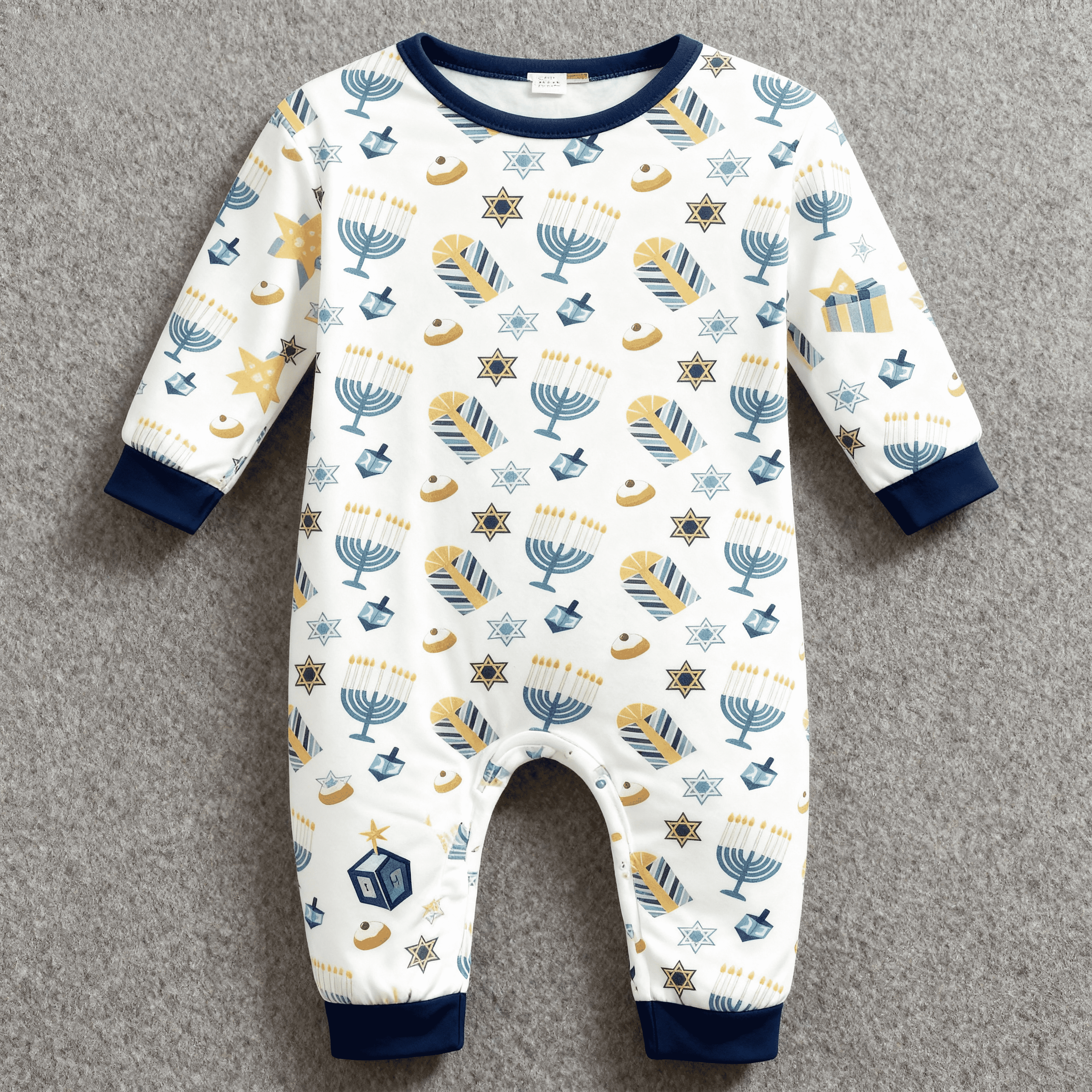 Family Hanukkah Pajamas Set-Matching Holiday Sleepwear