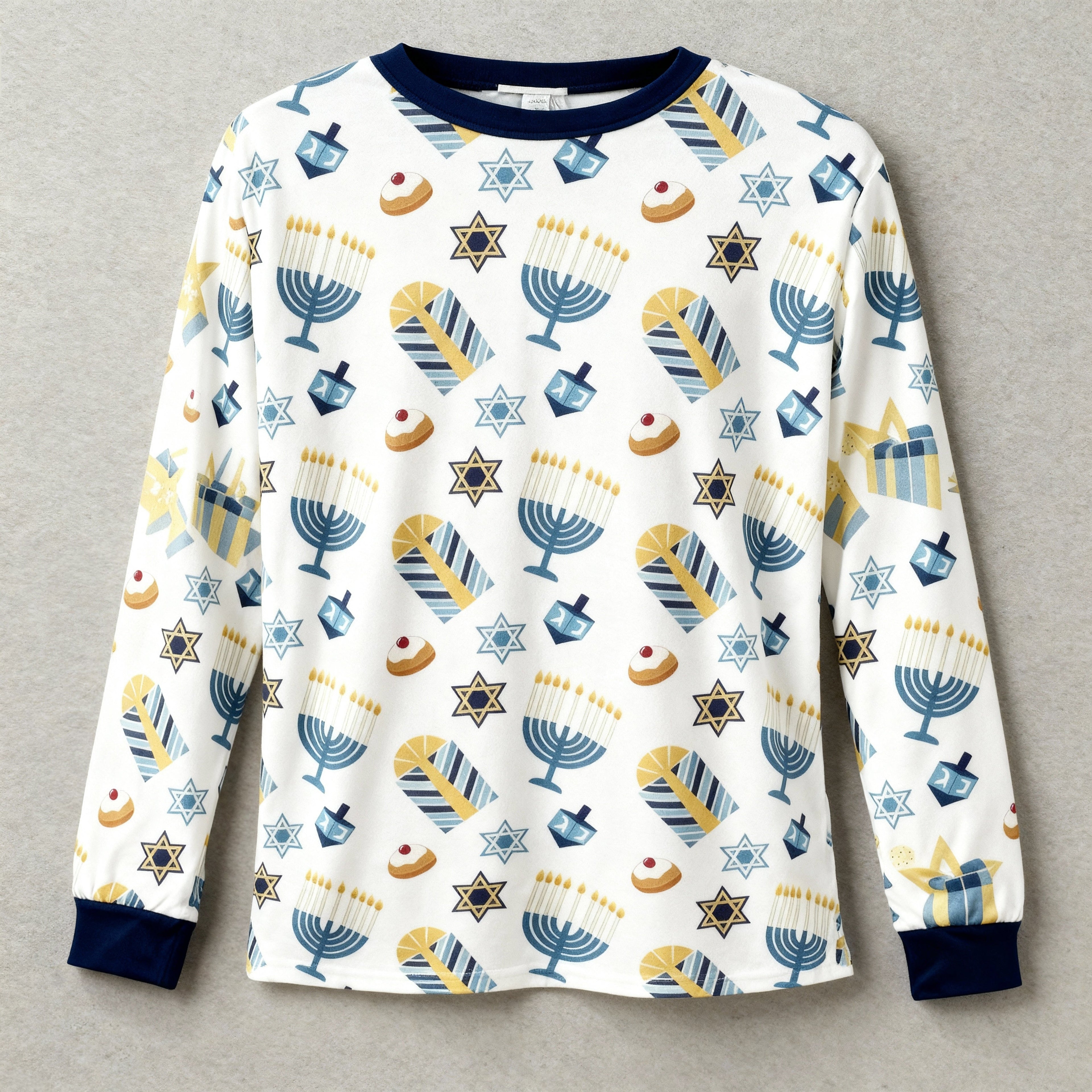 Family Hanukkah Pajamas Set-Matching Holiday Sleepwear