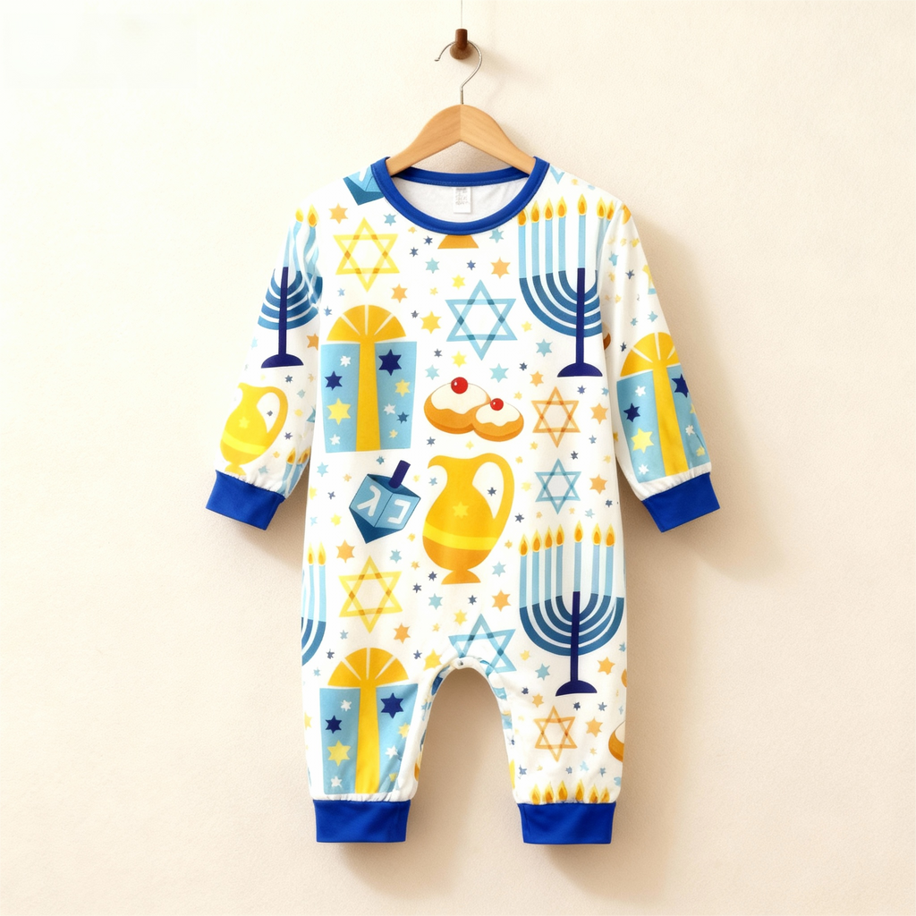 Family Hanukkah Pajamas Set