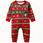 Holiday Family Button-down Christmas Pajamas Set
