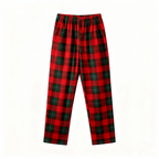 Matching Family Sleepwear Green Plaid Christmas Pajamas Set