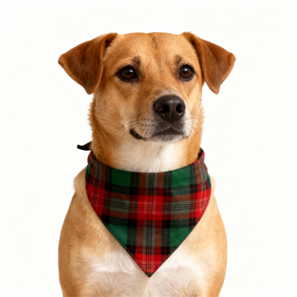 Family Green Red Plaid Matching Pajamas Set