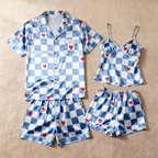 Luxurious Matching Satin Pajamas for Him and Her