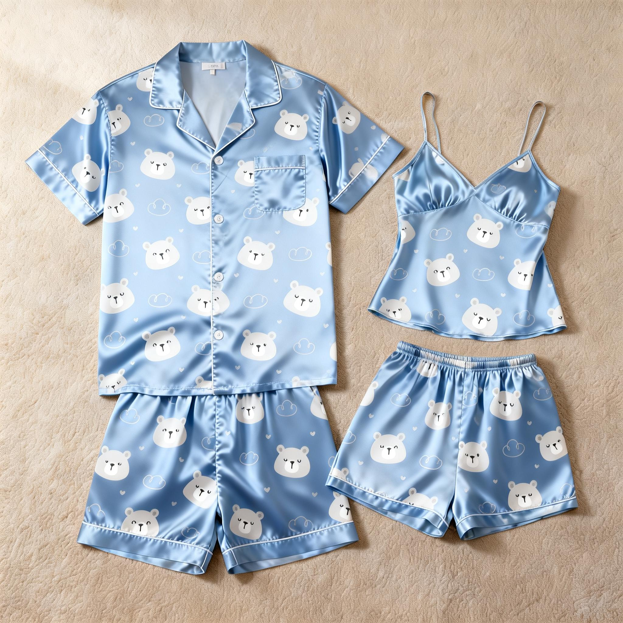 Chic and Comfortable Satin Pajamas for Women