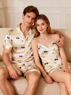 Perfect Gift Idea: Classic Satin Pajamas for Couples