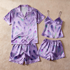 Luxury at Home: Men Satin Pajamas Short Set