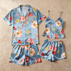 Classic Satin Short Pajamas for Couples