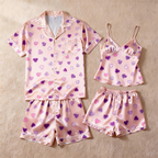 Classic Couple Pajamas: Satin Fabric for All Seasons