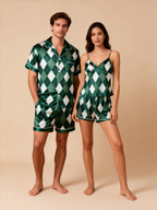 Classic Men Sleepwear in Smooth Satin