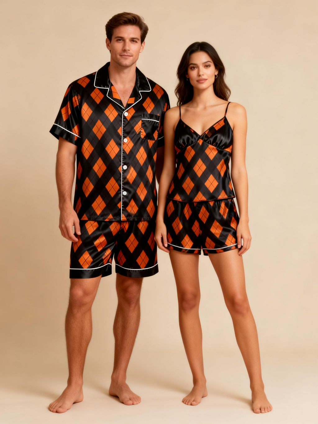 Best-Selling Men Classic Satin Pajamas