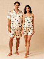 Fashionable Bedtime Attire: Satin Pajamas for Women