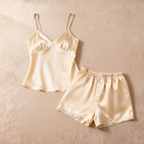 Relaxing Sleepwear: Satin Short Pajamas for Women