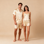 Relaxing Sleepwear: Satin Short Pajamas for Women
