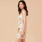 Premium Satin Fabric Women Pajamas Short Set