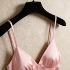 Solid Burgundy Satin 3-Piece Sleepwear Set for Women - Robe, Camisole & Shorts
