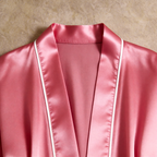Solid Pearl White Silky Satin Sleepwear Set - Women's Cozy Camisole, Long Pants & Matching Robe
