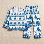 Picture-Perfect Button-Front Cotton Family Pajama Set