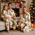 Premium Piping Button-Down Family Matching PJs