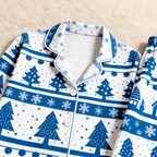 Picture-Perfect Button-Front Cotton Family Pajama Set