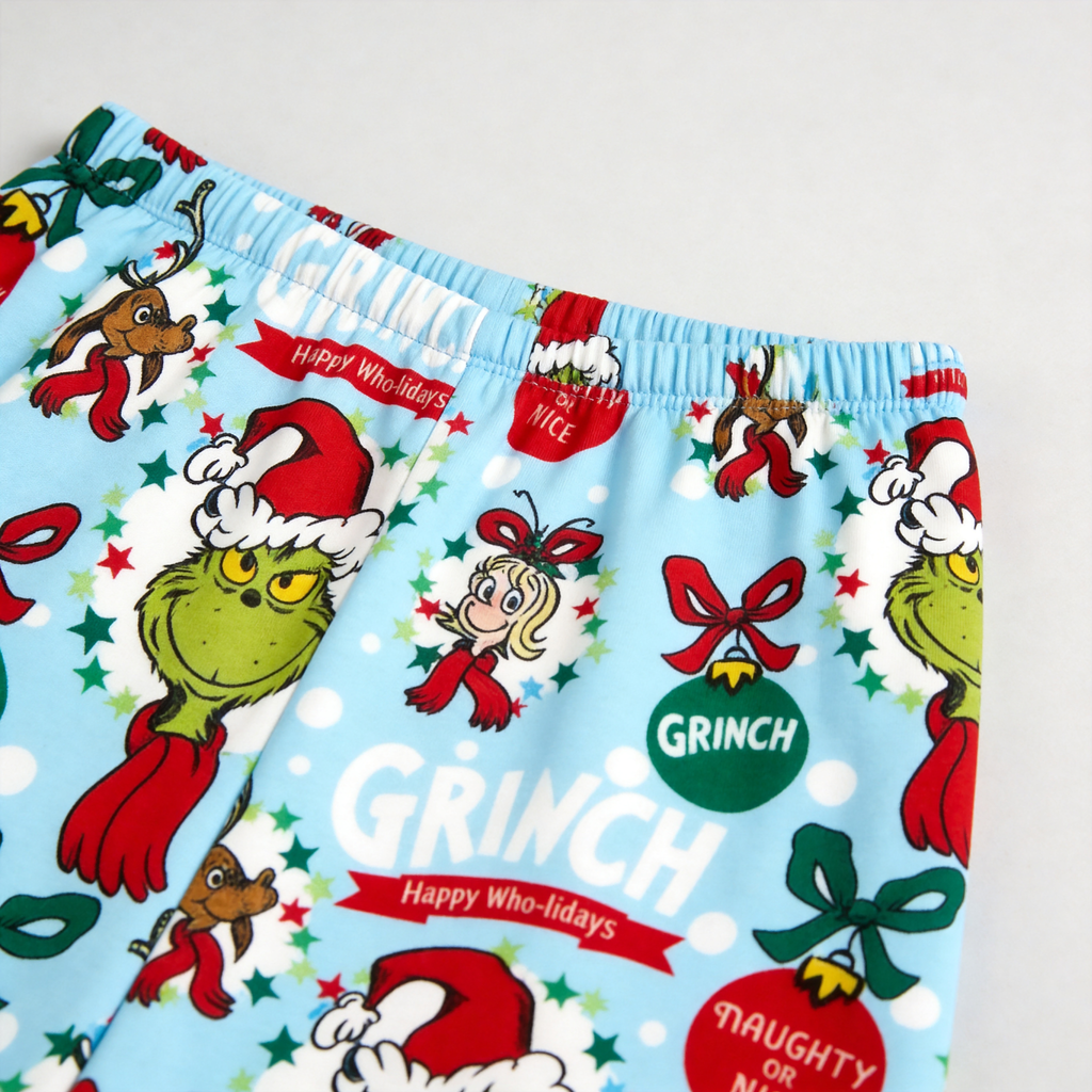 Classic Premium Cotton Matching Family Pajama Set