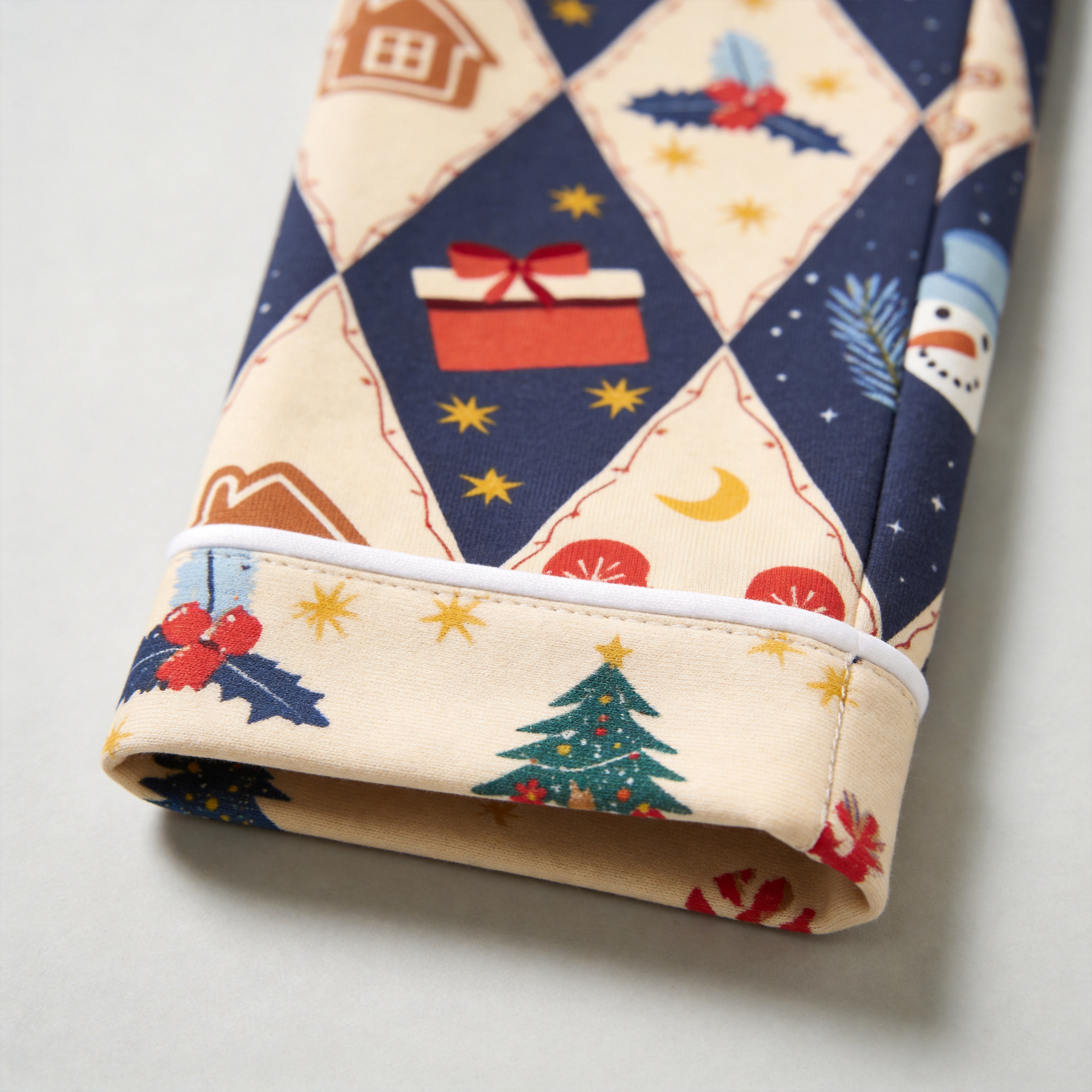 Easy-Wear Button-Down Cotton Family Matching PJs