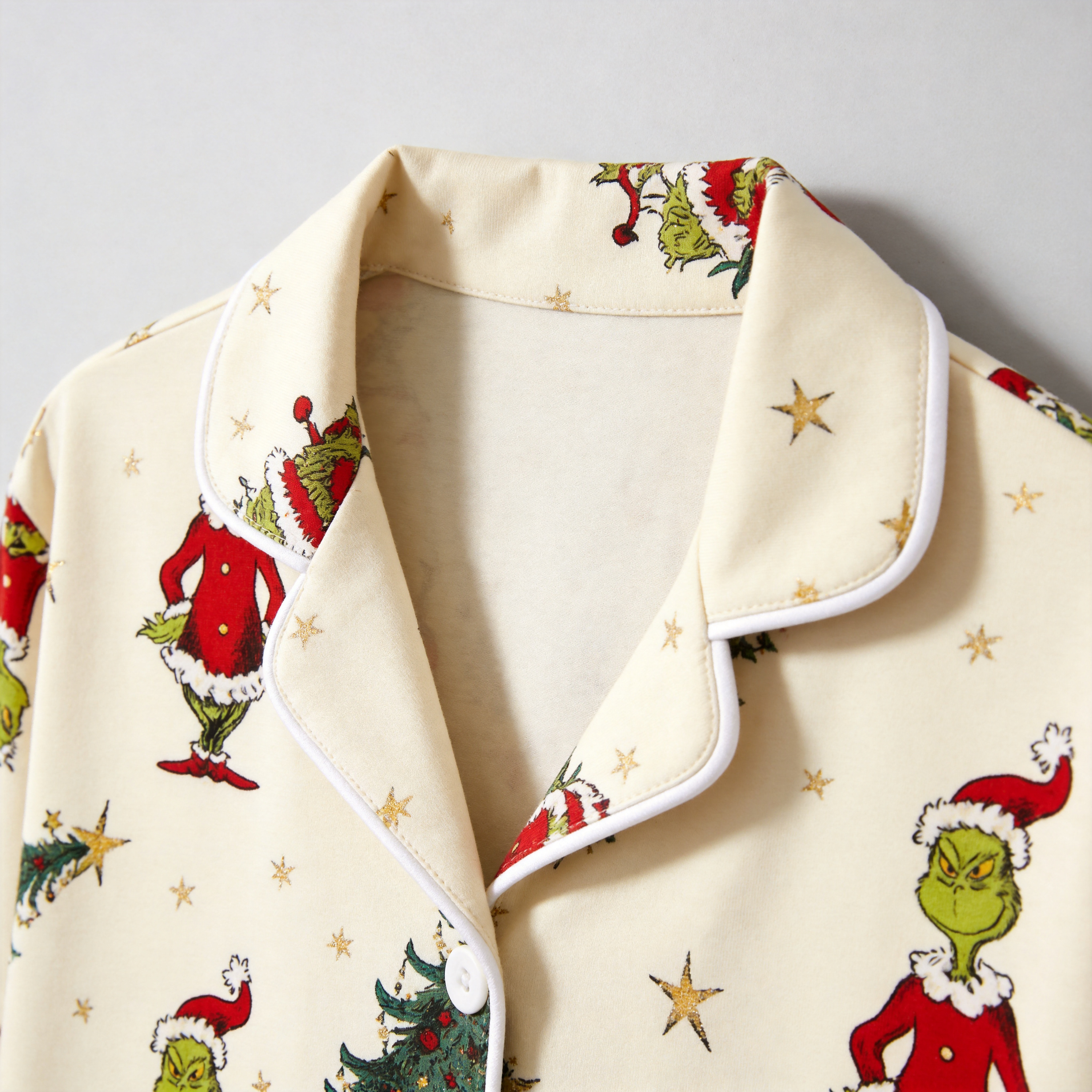 Cozy Button-Front 100% Cotton Family Matching Set
