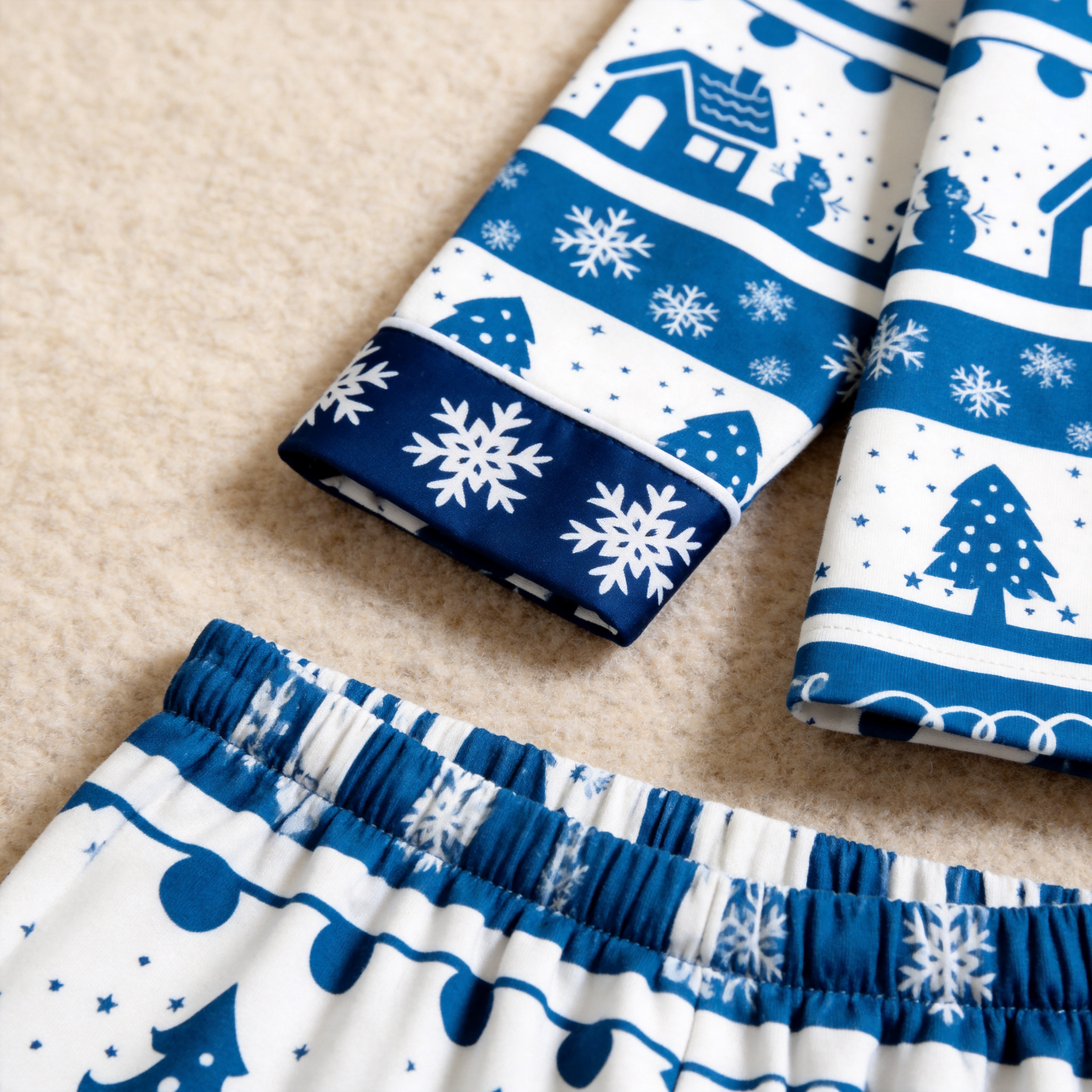 Picture-Perfect Button-Front Cotton Family Pajama Set