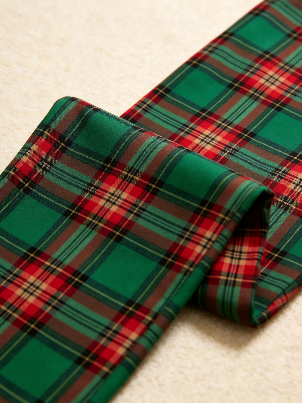 Family Christmas 2026 Making Memories Santa Hat Print Red Green Checkered Pajama Set