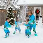 Festive Button-Up Family Christmas Pajamas Set